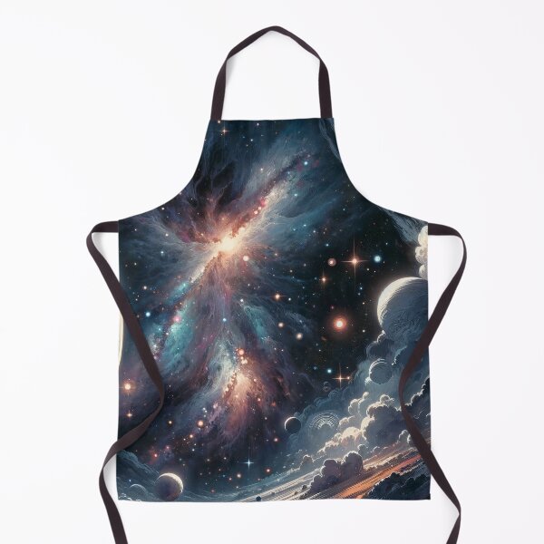 Item preview, Galactic Night Scenery - Cosmic Nebula Birthing Universes designed and sold by FriskyLemur.