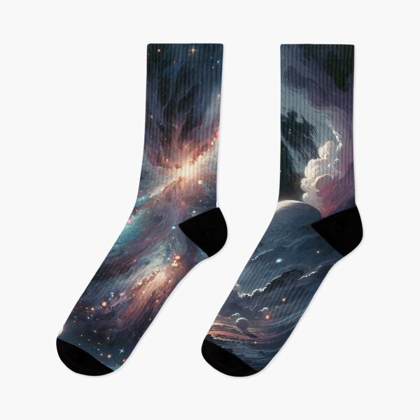 Item preview, Galactic Night Scenery - Cosmic Nebula Birthing Universes designed and sold by FriskyLemur.