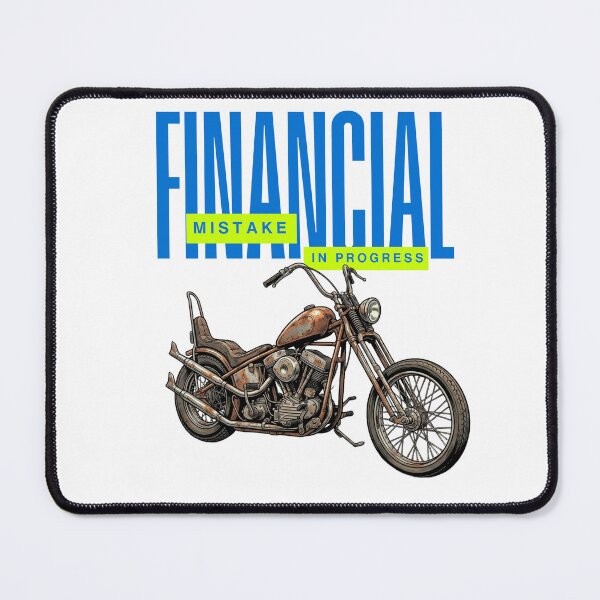 Item preview, Financial Mistake in Progress – Funny Project Bike Design designed and sold by KRBN-Studio.