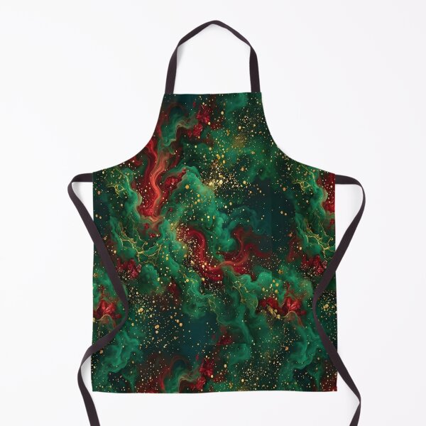 Item preview, Opulent Emerald Red Gold Abstract Swirl designed and sold by SpoonLogiq.