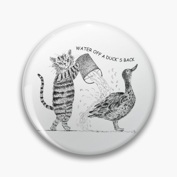 Item preview, El agua de la espalda de un pato designed and sold by Nikki Attree.