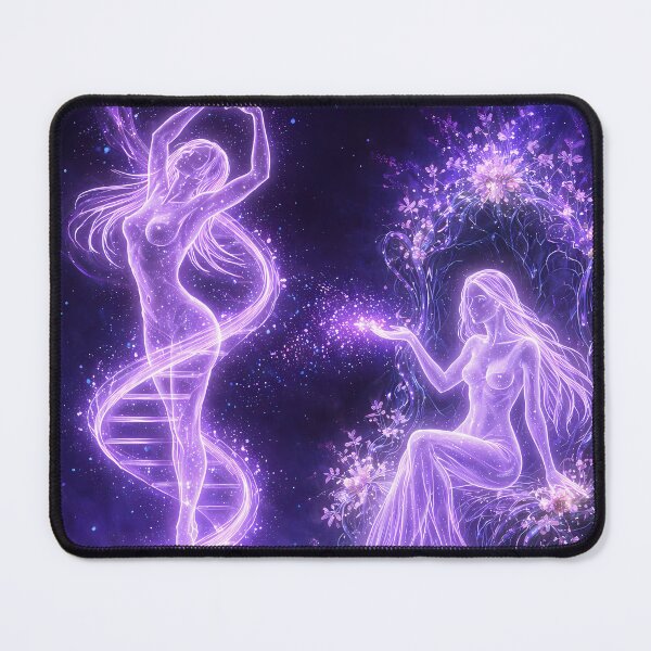 Item preview, Cosmic Creation Goddess Forming DNA Light Life designed and sold by KnitOfShadoF.