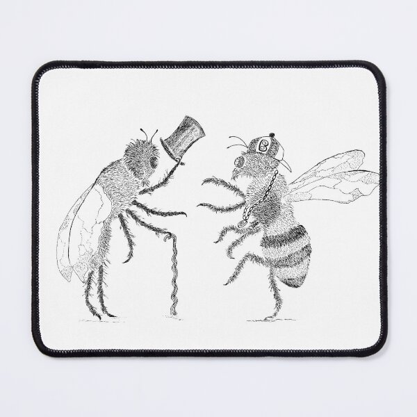 Item preview, Rapper Bee and Gentleman Fly designed and sold by Nikki Attree.