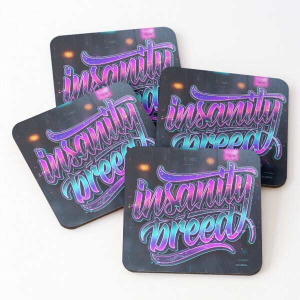 Item preview, INSANITY BREED // CYBER GRAFFITI: ELECTRIC PURPLE & TEAL designed and sold by INSANITYBREED.
