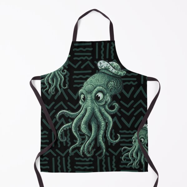 Item preview, Cthulhu with mystical motifs - Bogolan Mandala style designed and sold by Wolagno.