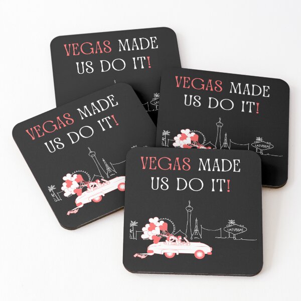 Item preview, Vegas Made Us Do It! Funny Wedding Gifts  designed and sold by ToyStorm.