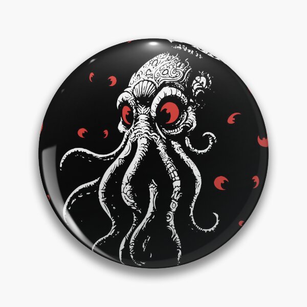 Item preview, Cthulhu with mystical motifs - Red-eyed style designed and sold by Wolagno.