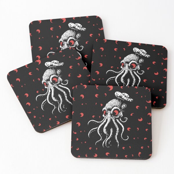 Item preview, Cthulhu with mystical motifs - Red-eyed style designed and sold by Wolagno.