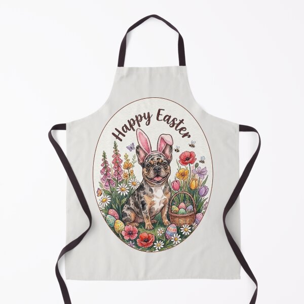 Item preview, Funny Merle French Bulldog Happy Easter Egg Bunny Mom Dad Kids designed and sold by FurryHavenPH.