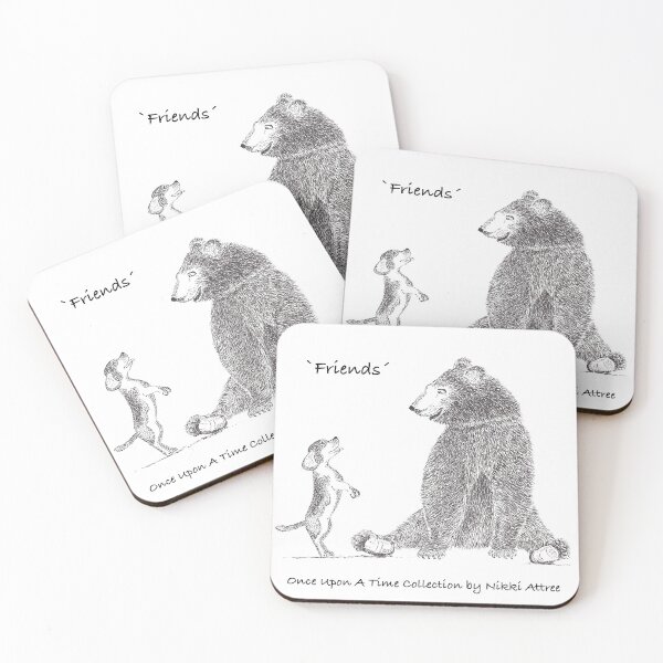 Item preview, Dog and Bear are Friends designed and sold by Nikki Attree.