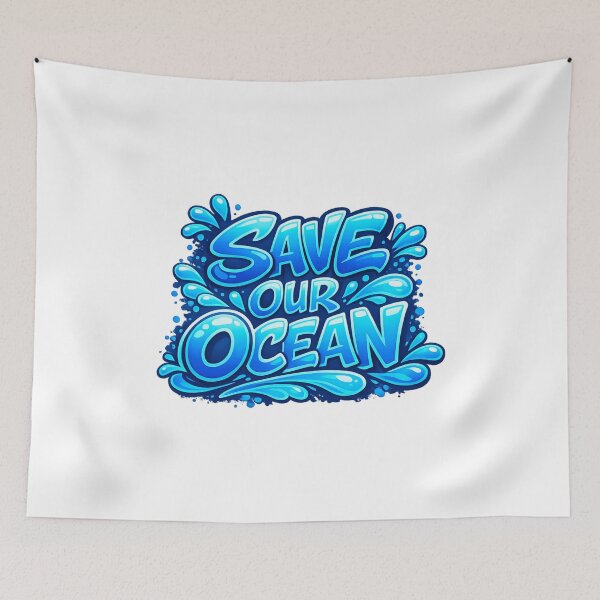 Item preview, Save Our Ocean designed and sold by LuveraxArt.