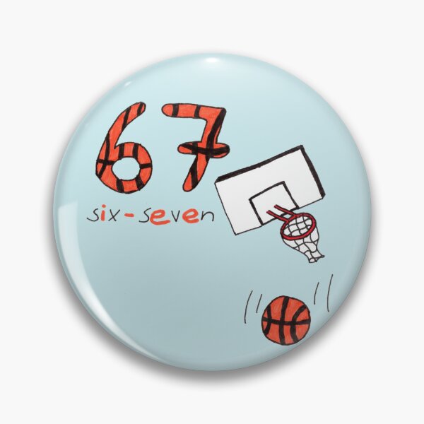 Item preview, self-painted six-seven basketball motif designed and sold by Mellis-Welt.