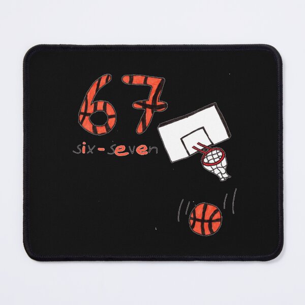 Item preview, self-painted six-seven basketball motif designed and sold by Mellis-Welt.