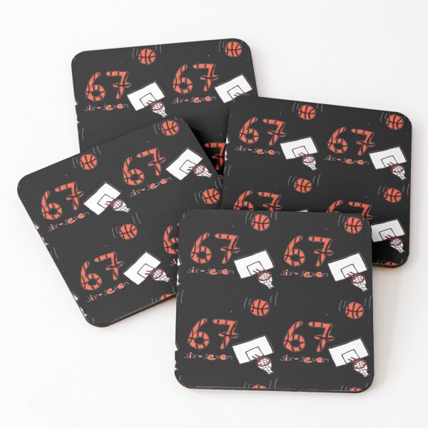 Item preview, self-painted six-seven basketball motif designed and sold by Mellis-Welt.