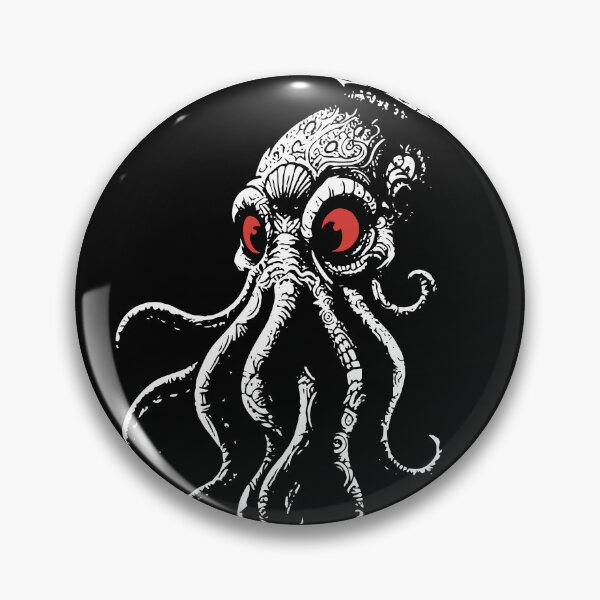 Item preview, Cthulhu with mystical motifs - Red-eyed style designed and sold by Wolagno.