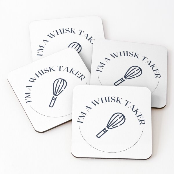 Item preview, Whisk Taker Black Baker Badge Kitchen Pun Decor designed and sold by SpoonLogiq.