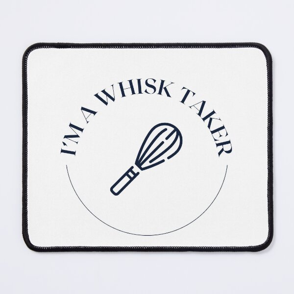 Item preview, Whisk Taker Black Baker Badge Kitchen Pun Decor designed and sold by SpoonLogiq.
