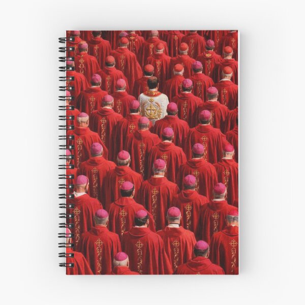Item preview, Clergy in red vestments at funeral designed and sold by puntusha.