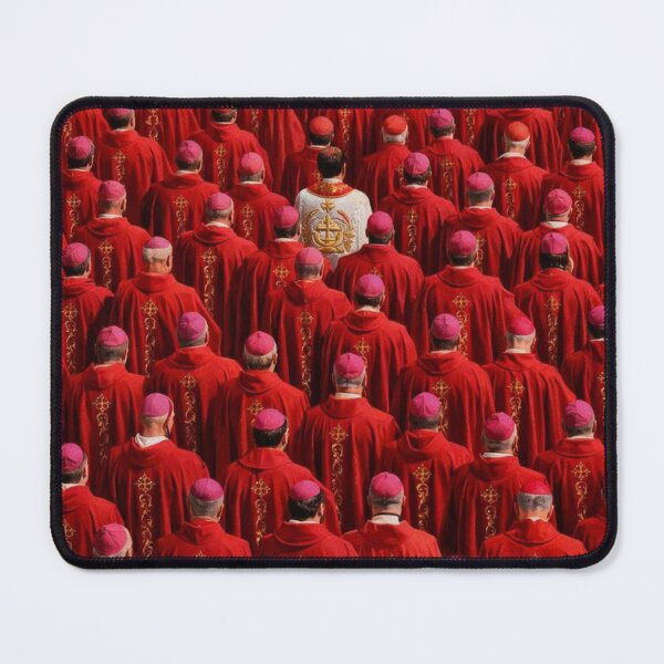 Item preview, Clergy in red vestments at funeral designed and sold by puntusha.