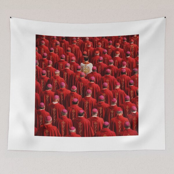 Item preview, Clergy in red vestments at funeral designed and sold by puntusha.