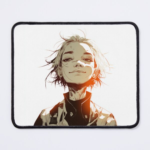 Item preview, ZERO — The Anesthetized Smile | Post-Punk Anime Art Print designed and sold by GhostOrigin.