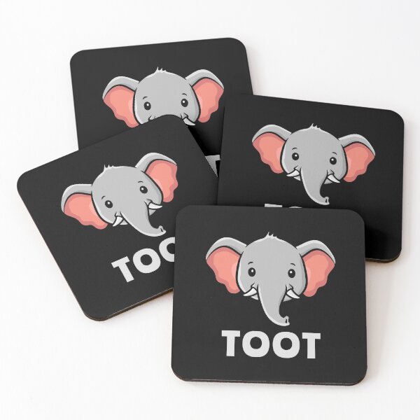 Item preview, Cute Baby Elephant Face TOOT Kids Kawaii Elephant designed and sold by DSWShirts.