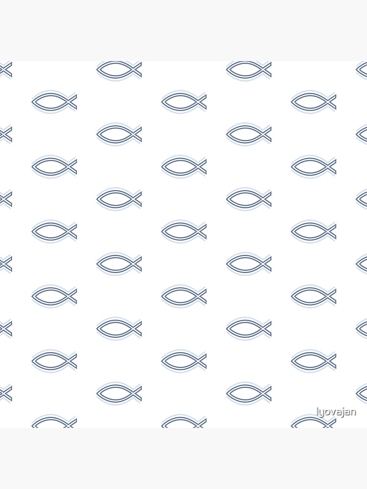 Christian Fish Symbol Tote Bag Christian Fish Symbol Tote Bag
