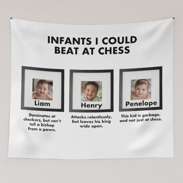 Item preview, Infants I could beat at chess designed and sold by Talking Threads.
