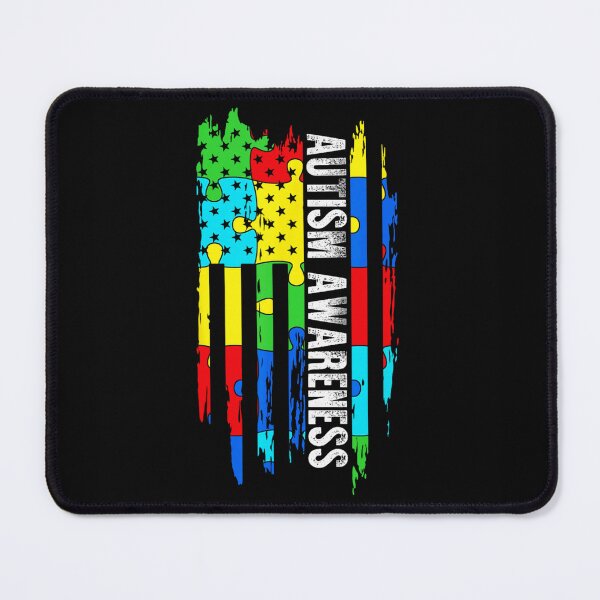 Item preview, Autism Awareness Puzzle American Flag Neurodiversity Support Design designed and sold by EricCotanori.