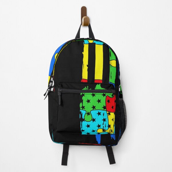 Item preview, Autism Awareness Puzzle American Flag Neurodiversity Support Design designed and sold by EricCotanori.