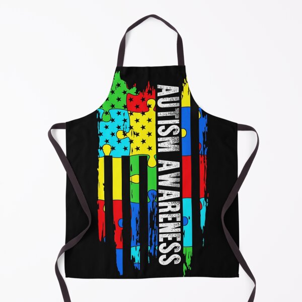 Item preview, Autism Awareness Puzzle American Flag Neurodiversity Support Design designed and sold by EricCotanori.