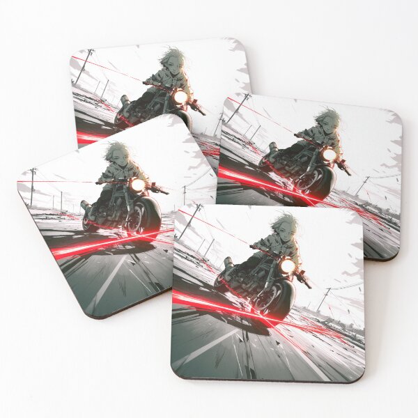 Item preview, ZERO — Red Lines at the Edge of Collapse | Anime Art Print designed and sold by GhostOrigin.
