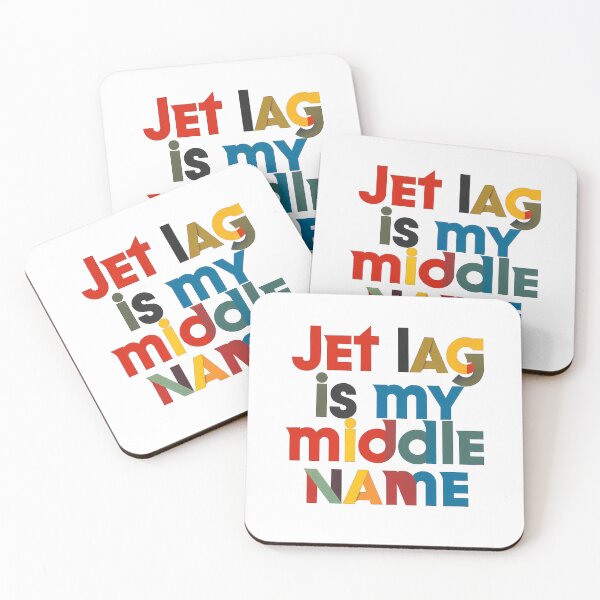 Item preview, Jet Lag Is My Middle Name – Funny Travel Quote T-Shirt Gift for Travelers designed and sold by OzzFrequency.