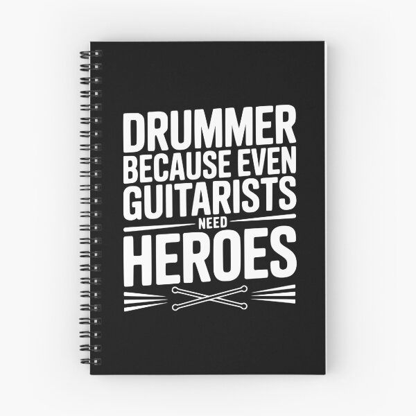 Item preview, Drummer Because Even Guitarists need Heroes designed and sold by Frank Ring.