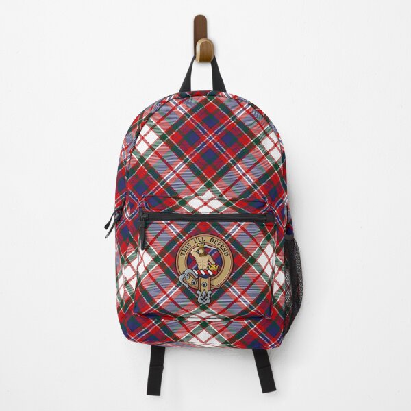 Item preview, Clan MacFarlane Crest over Dress Tartan designed and sold by sifis.