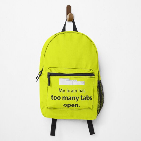 Item preview, My Brain Has Too Many Tabs Open Shirt, Funny Overthinking Tee, Mental Health Humor Shirt designed and sold by Amr Darwish Graphic designer.