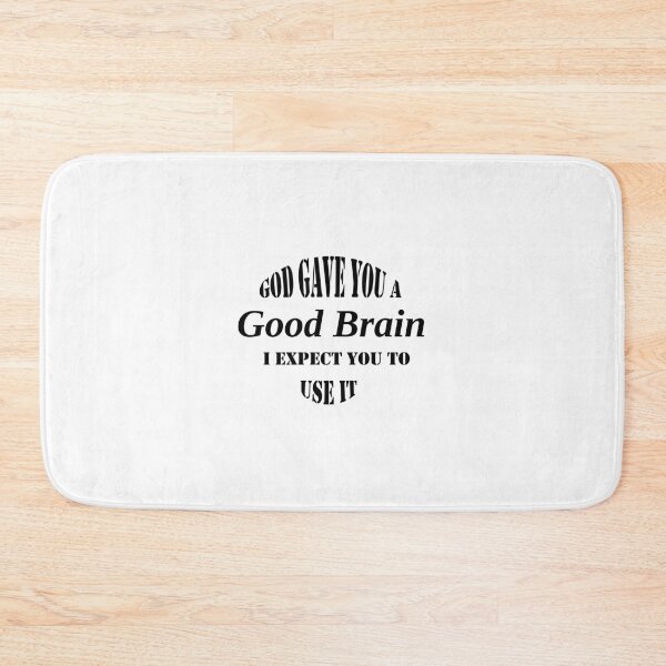 Item preview, God Gave You a Good Brain – Use It Accountability gifts and cards designed and sold by TortoiseHeadPub.