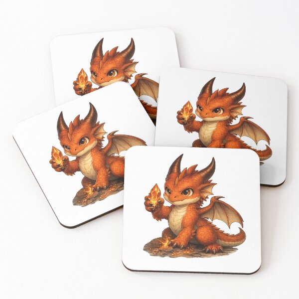 Item preview, Fiery Baby Dragon designed and sold by Hatchling Hollow.