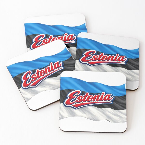 Item preview, Estonia Flag Waving Design – Baltic Country Pride Graphic, European National Flag Artwork, Travel & Heritage Gift designed and sold by GarnerSupplyCo.