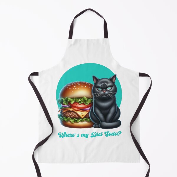 Item preview, Diet Soda Cat Burger Funny Meme designed and sold by MoodCatClubCo.
