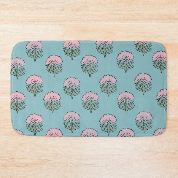 Item preview, Block print flower designed and sold by Print-Designs.
