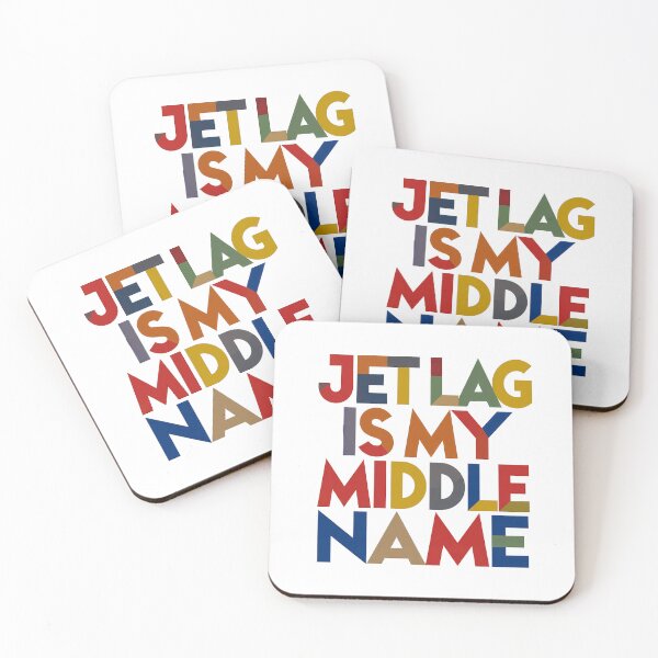 Item preview, Jet Lag Is My Middle Name – Funny Travel Quote T-Shirt Gift for Travelers designed and sold by OzzFrequency.