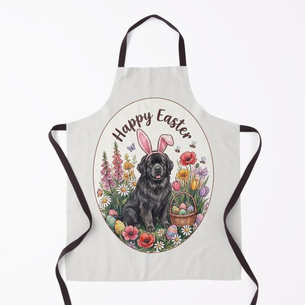 Item preview, Funny Newfoundland Happy Easter Egg Bunny Mom Dad Kids designed and sold by FurryHavenPH.