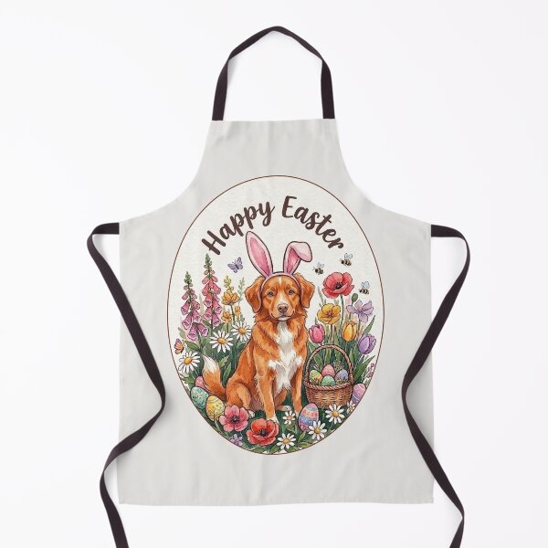 Item preview, Funny Nova Scotia Duck Tolling Retriever Toller Happy Easter Egg Bunny Mom Dad Kids designed and sold by FurryHavenPH.