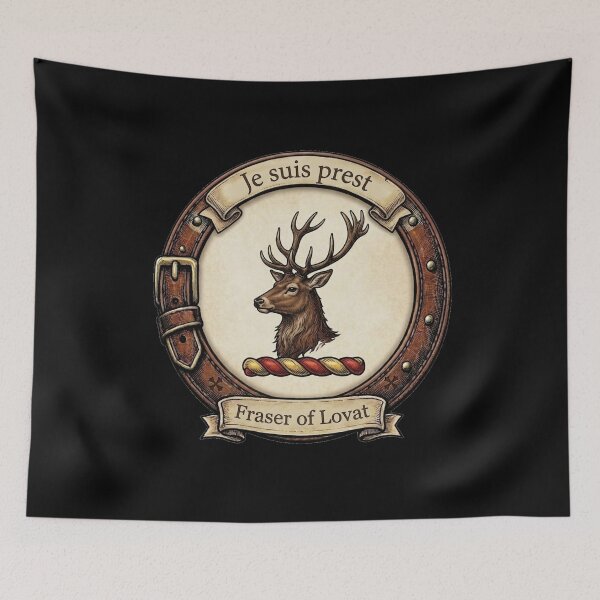 Item preview, Clan Fraser of Lovat Crest designed and sold by BagTown Clans.