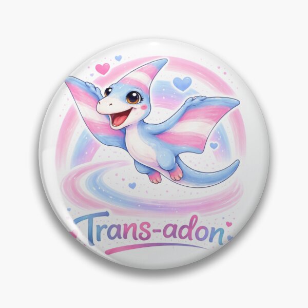 Artikelvorschau, TRANSADON | Pride-osaurs Kollektion – Niedliche LGBTQ+ Dinosaurier-Kunstdrucke | Inklusive Regenbogen-Dino-Serie entworfen und verkauft von FandomINK.