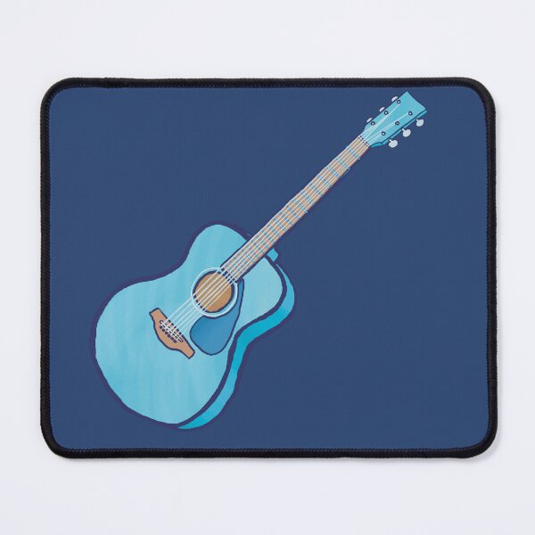Item preview, Blue acoustic guitar designed and sold by ElectronicCloud.