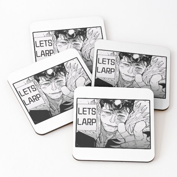 Item preview, JANE JULIET / RYU ISHIGORI LETS LARP (SENDAI COLONY CULLING GAMES LETS USE EVERY LAST DROP AGENDA MEME) designed and sold by Python Designs .