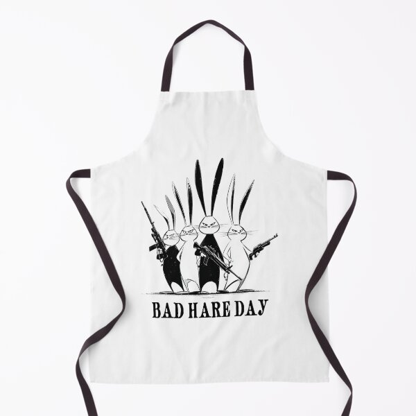Item preview, Bad Hare Day – Angry Rabbit Gang Funny Pun Design | Funky Chaos Energy designed and sold by Ignorant-Artist.