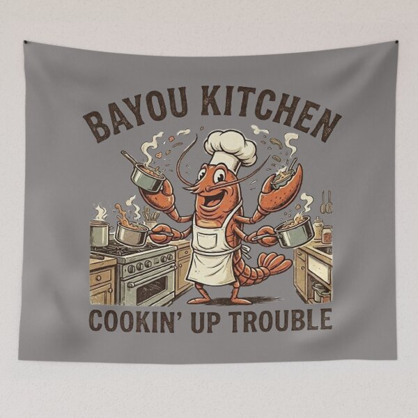 Item preview, Bayou Kitchen, preparando problemas designed and sold by Bayou Boogalee Outfitters.